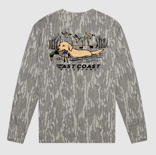 Swimming Lab Long Sleeve Bottomland Camo T-Shirt