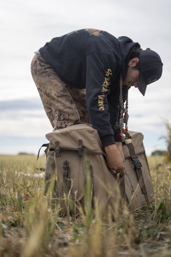 Black Scenic Goose Hoodie