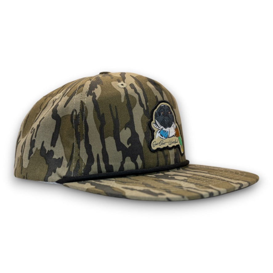 Bottomland Black Lab Rope Snapback