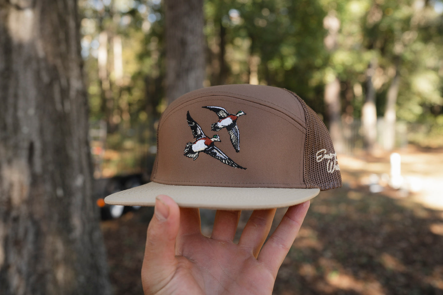 Banking Wigeon Embroidered Hats