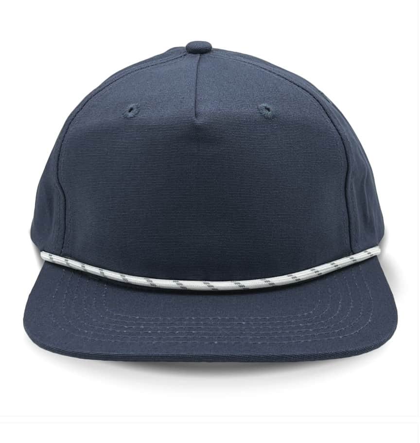 Flatbill Unstructured Rope Style Blank Snapbacks
