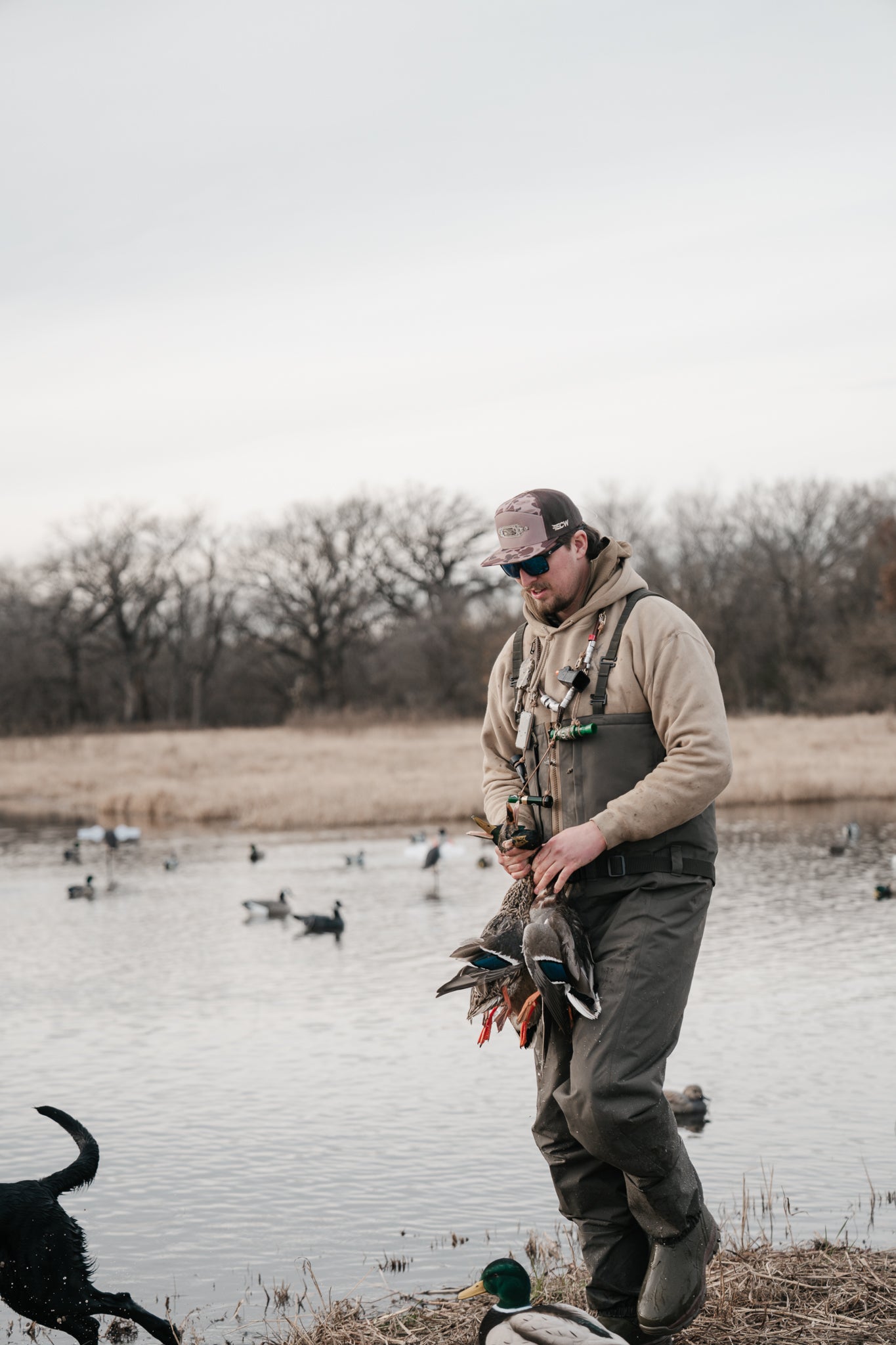 ECW 2.0 Logo Embroidered Duck Boat Hat