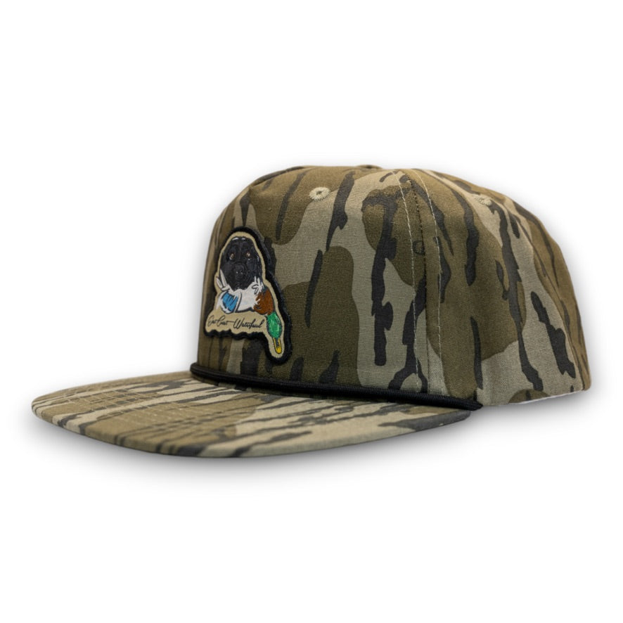 Bottomland Black Lab Rope Snapback