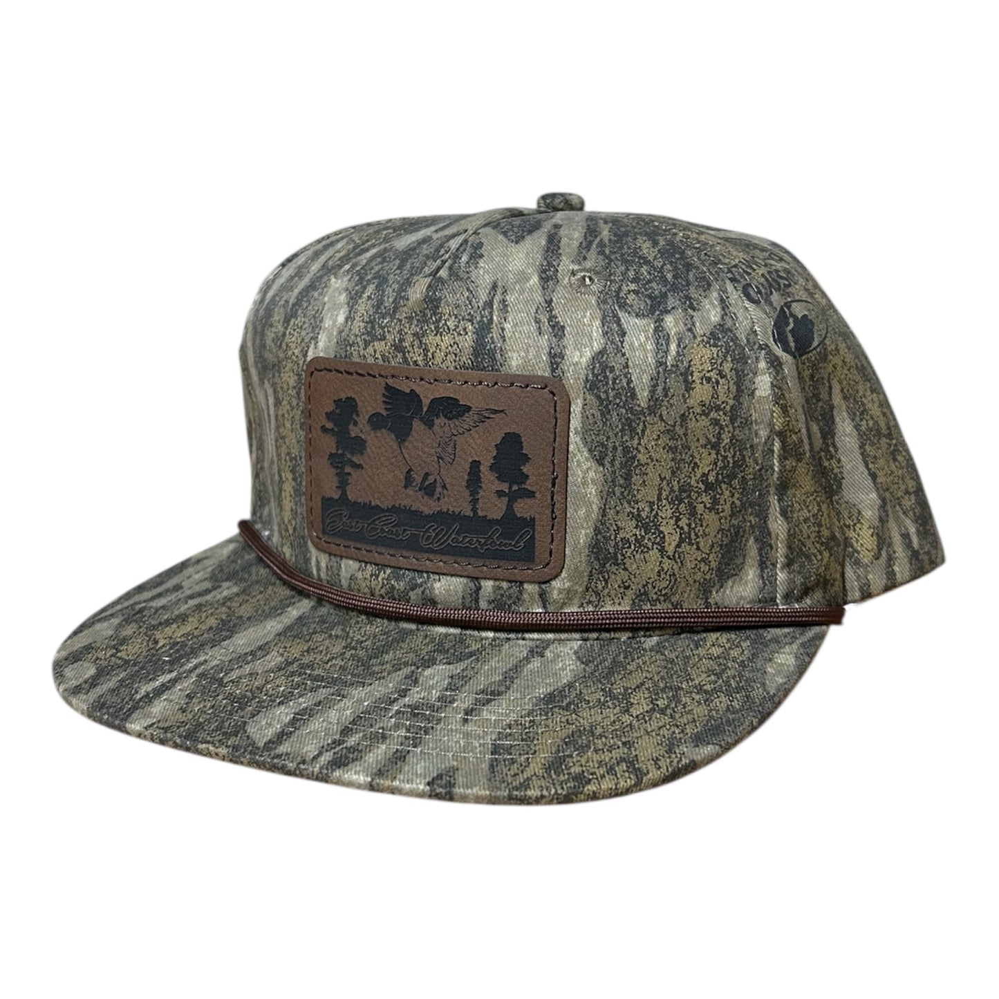 New Bottomland Leather Mallard Patch Rope Hat