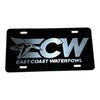 ECW 2.0 Logo Script License Plate