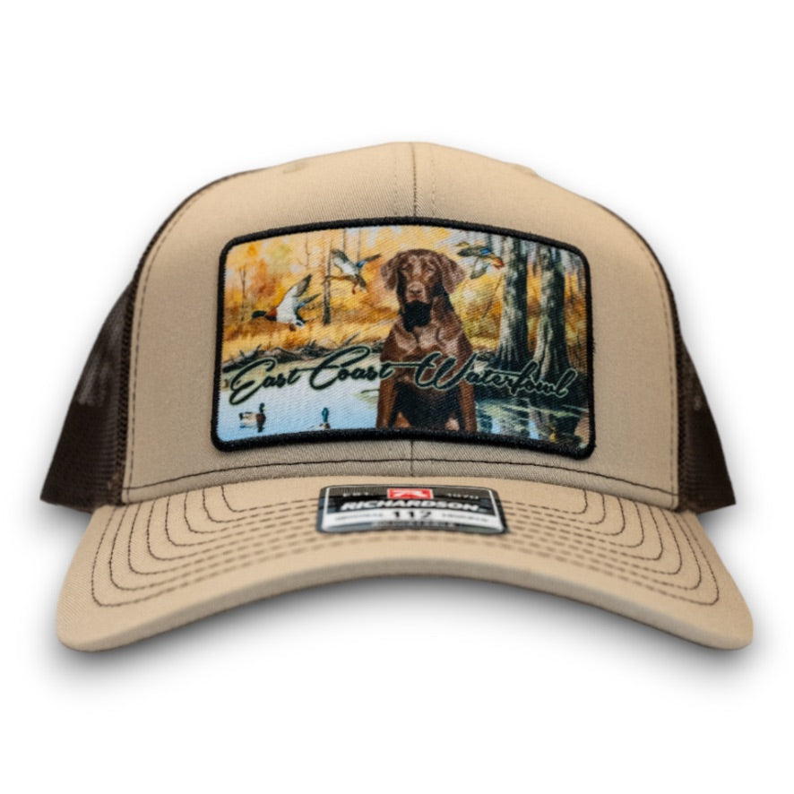 Chocolate Swamp Lab Patch Hat