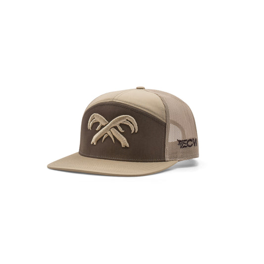 Puff Crossed Turkey Spurs Embroidered Hat