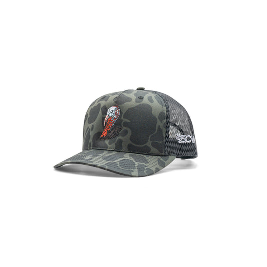 Turkey Head Embroidered Hats