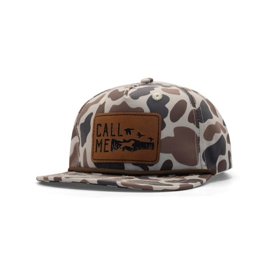 Little Fowlers Call Me Youth Camo Patch Hat