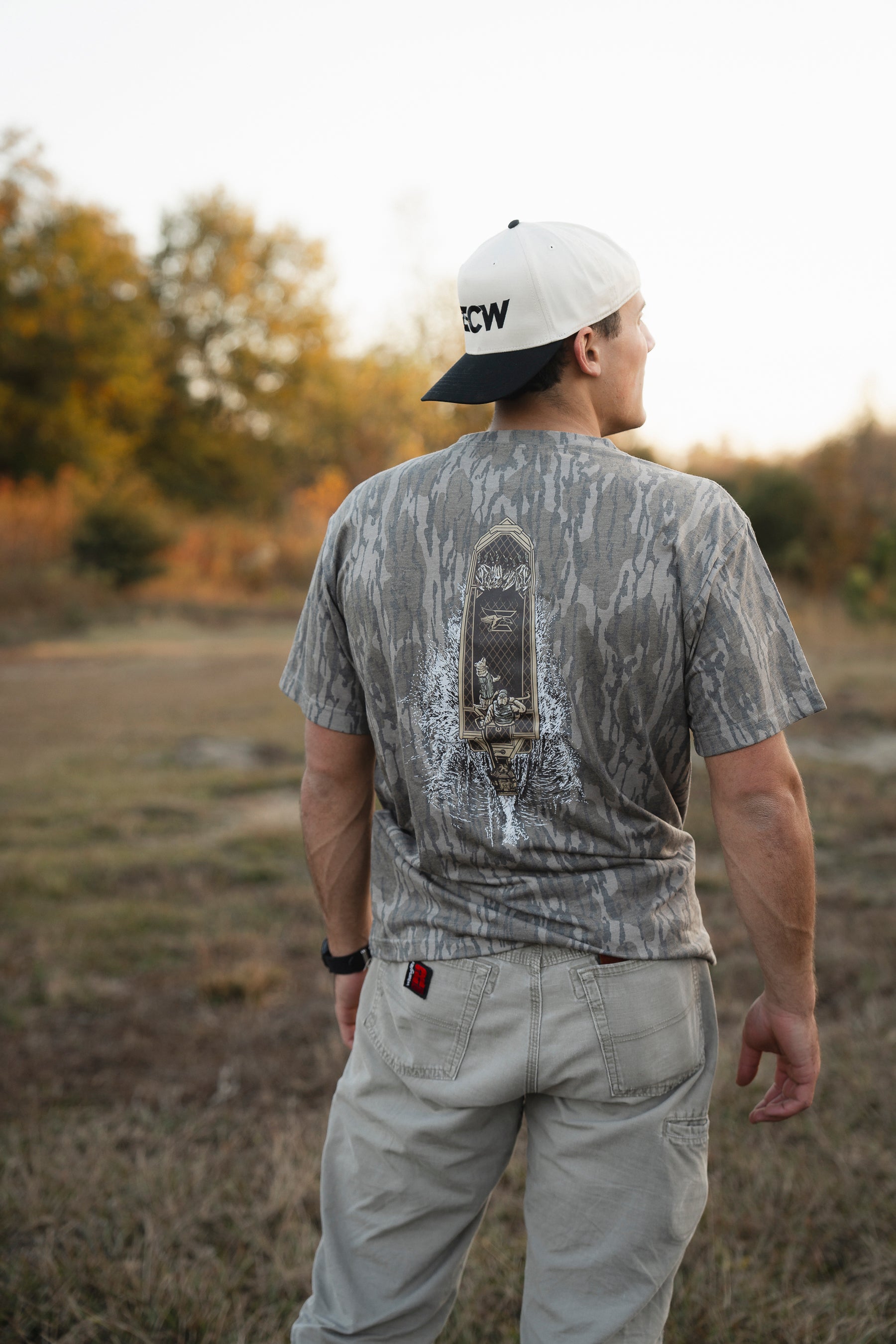 ECW 2.0 Duck Boat Bottomland Camo T-Shirt