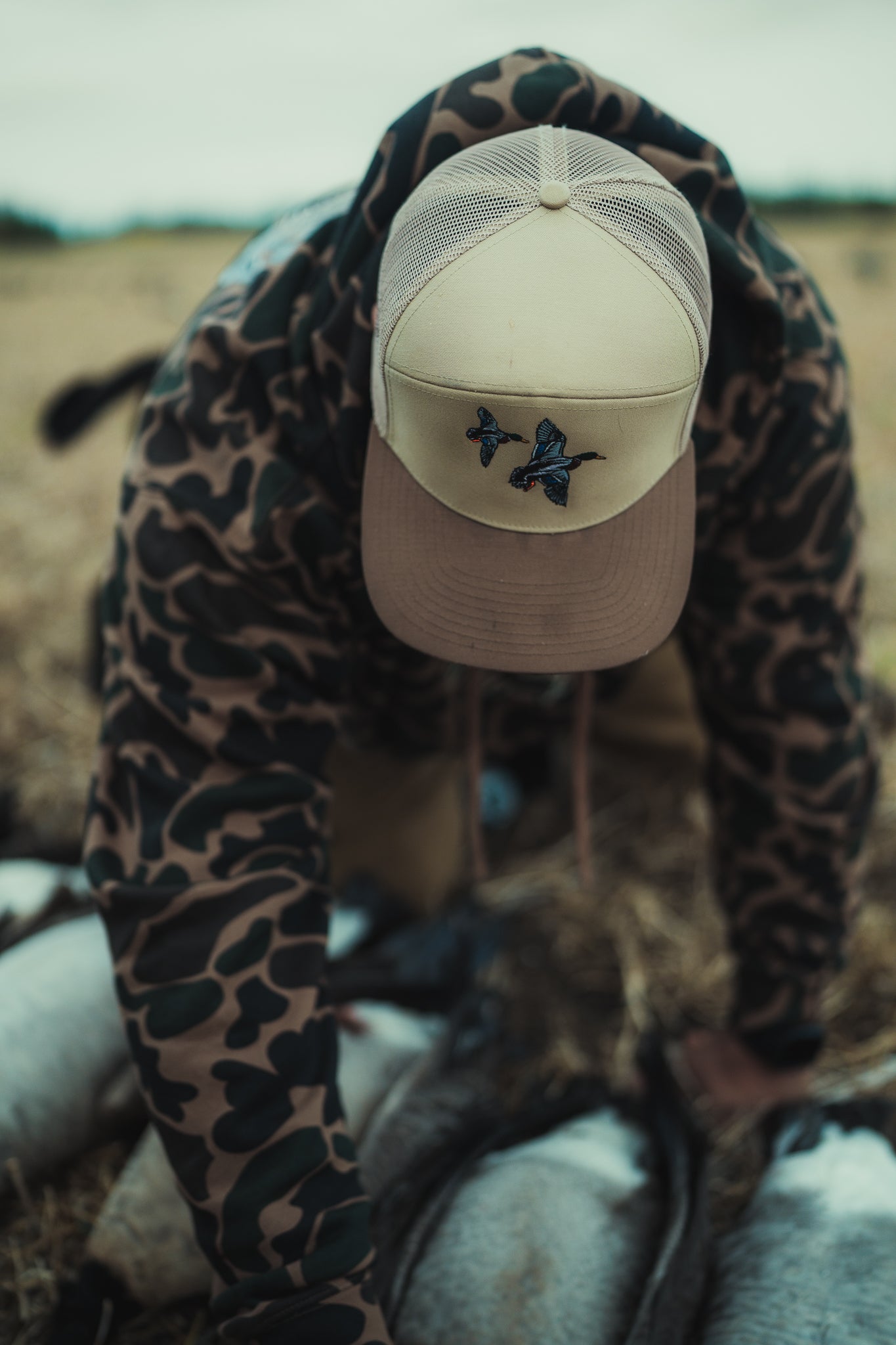 Bankin Mallard Embroidered 7 Panel Hat