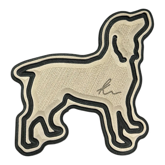 Boykin Outline Turtle Box Foam Sticker