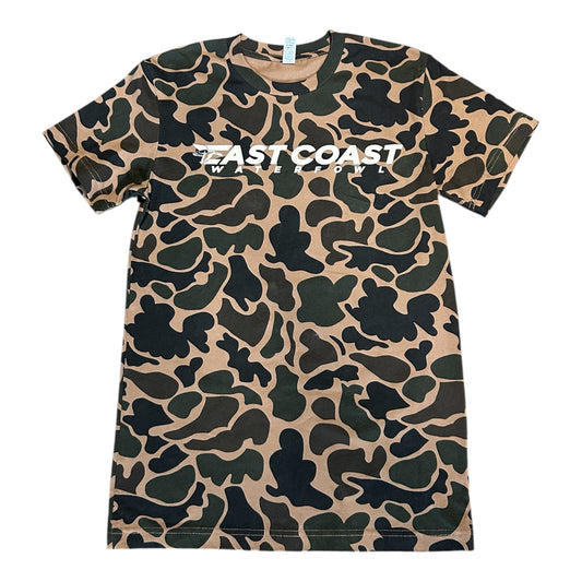 ECW 2.0 Logo Script Old School Camo T-Shirt