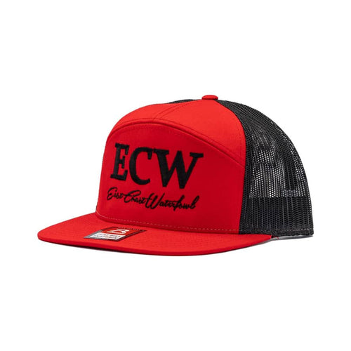 EC8 Logo -Flexfit embroidered cap (White & Black) main image 1