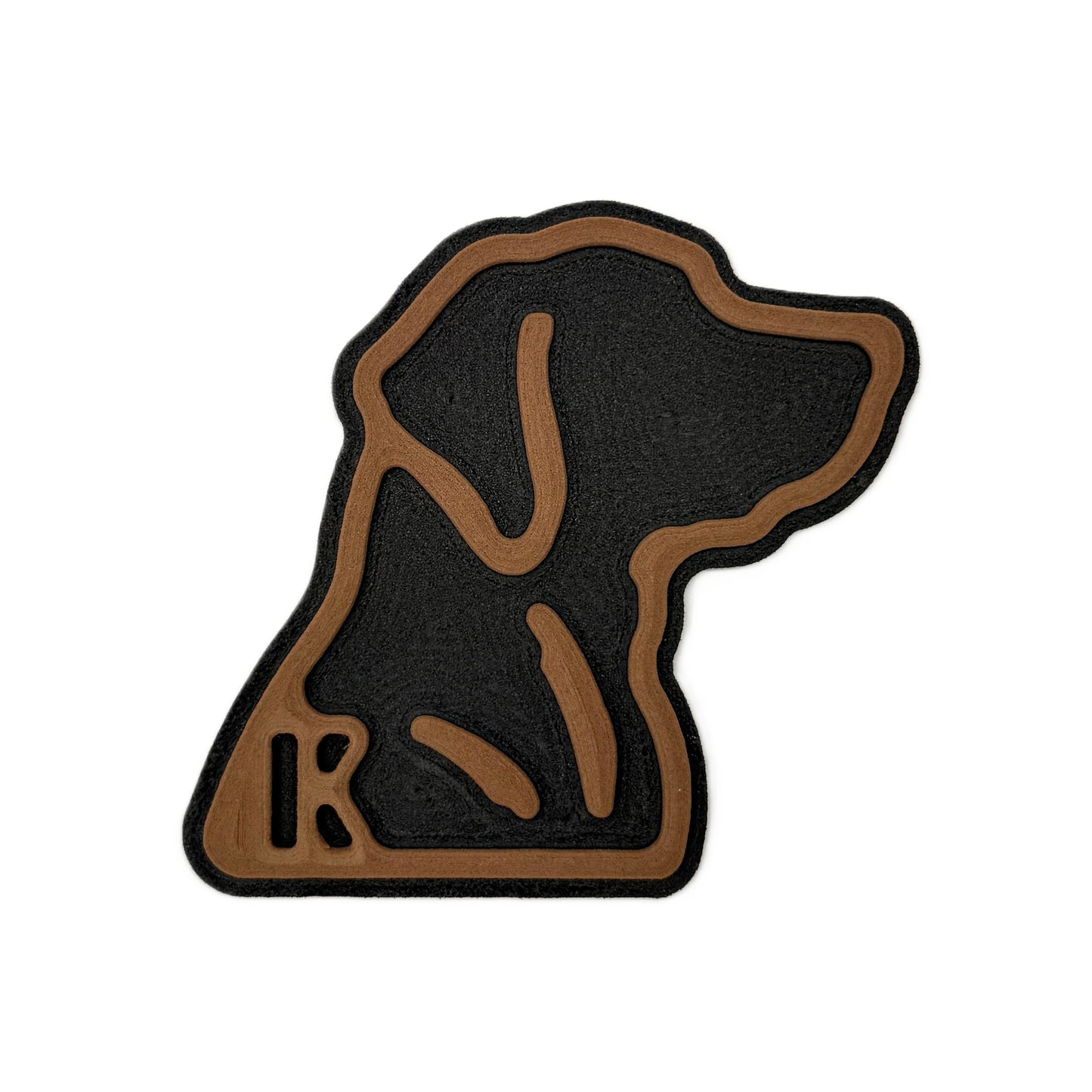 Lab Head Outline Turtle Box Foam Sticker