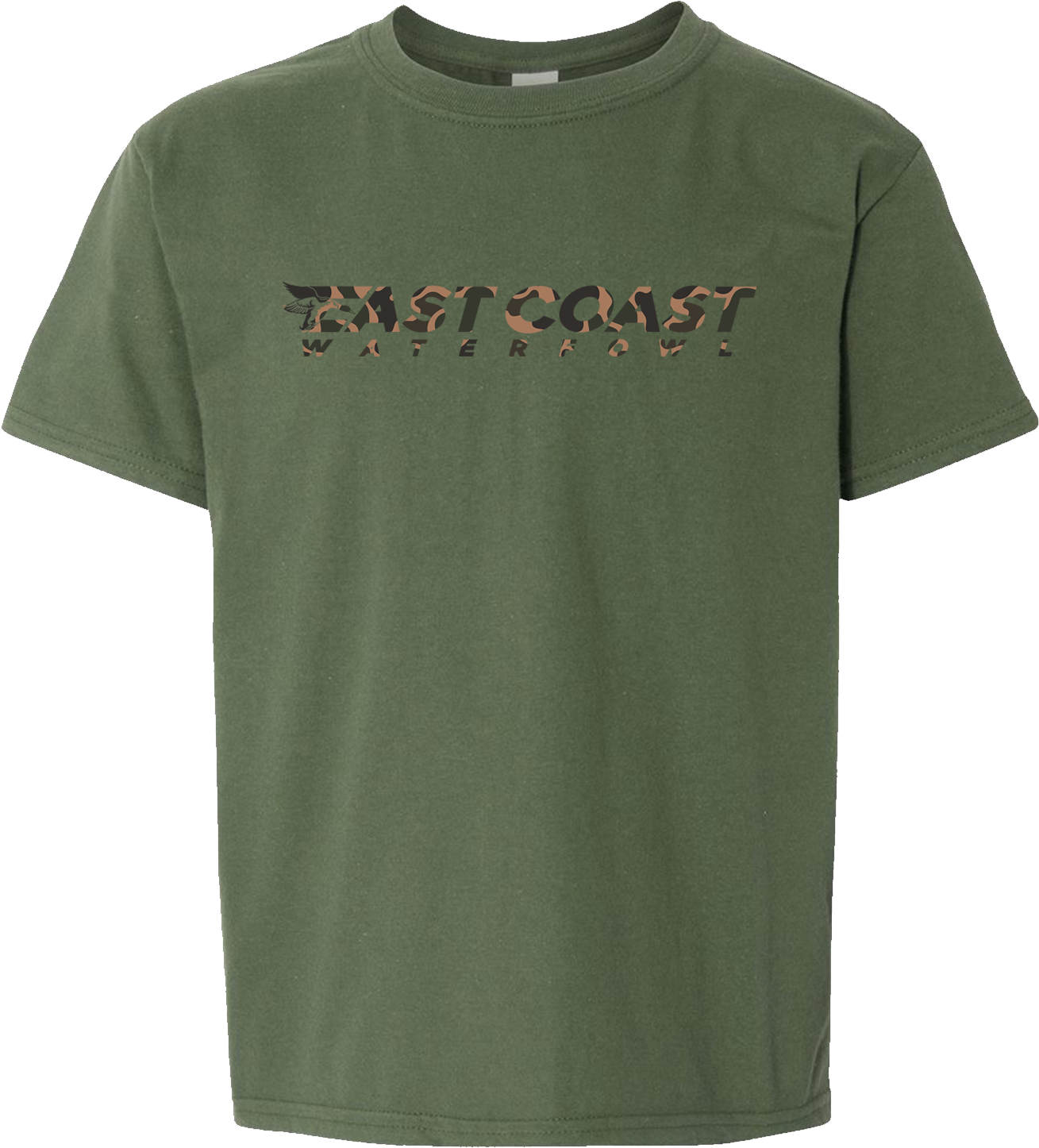 ECW 2.0 Logo Camo Script Youth T-Shirt