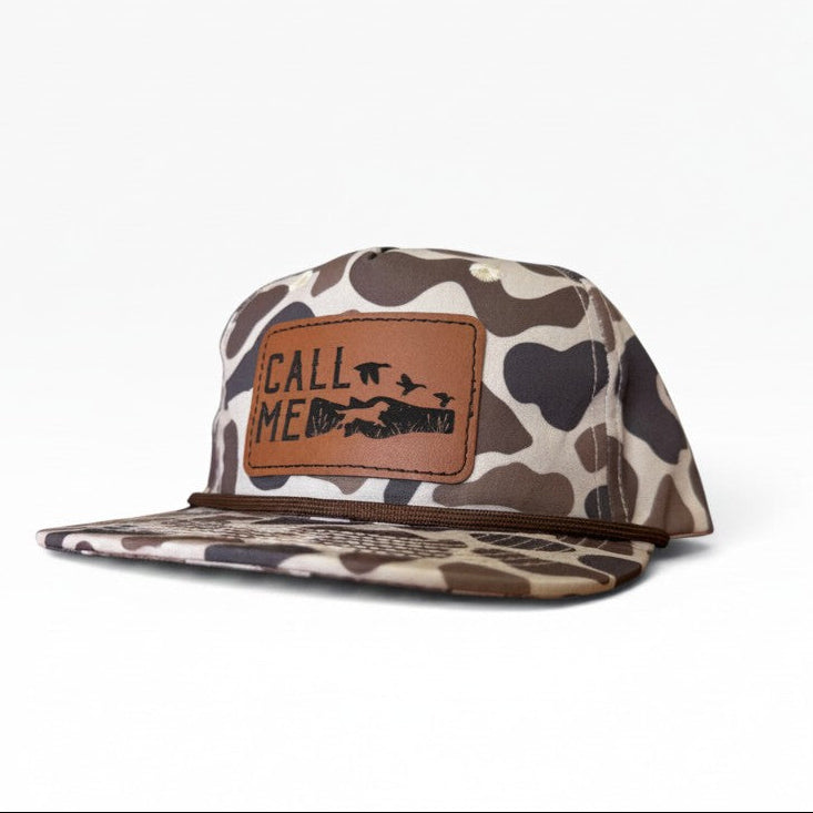Little Fowlers Call Me Youth Camo Patch Hat