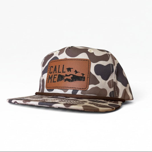 Little Fowlers Call Me Youth Camo Patch Hat