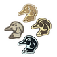 Wood Duck Head Turtle Box Foam Sticker
