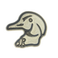 Wood Duck Head Turtle Box Foam Sticker