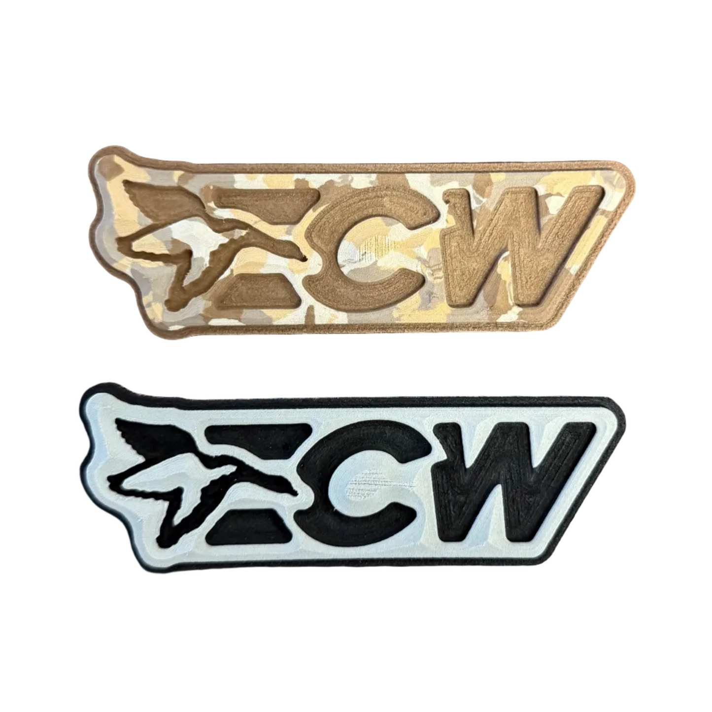 ECW Logo Turtle Box Foam Sticker