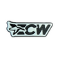 ECW Logo Turtle Box Foam Sticker