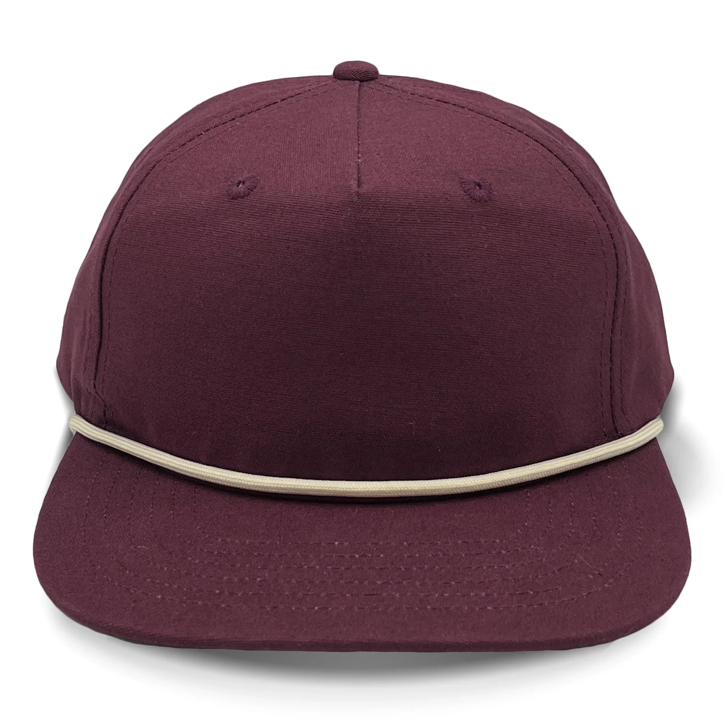 Flatbill Unstructured Rope Style Blank Snapbacks