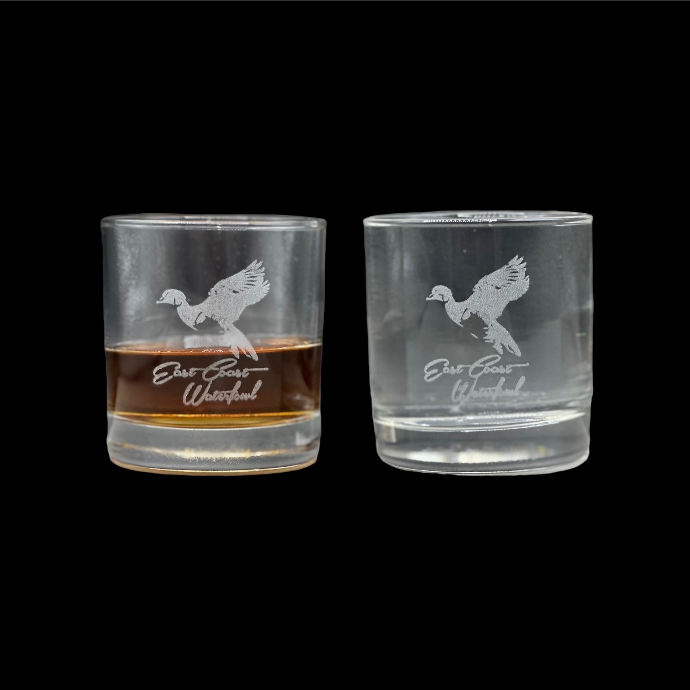 Whiskey Glassware w/ Woodie Logo (2 Pack)