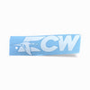 ECW 2.0 Logo Pintail Script Decal