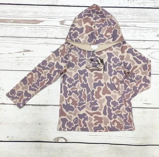 Old School Camo Long Sleeve Youth/Toddler T-Shirt