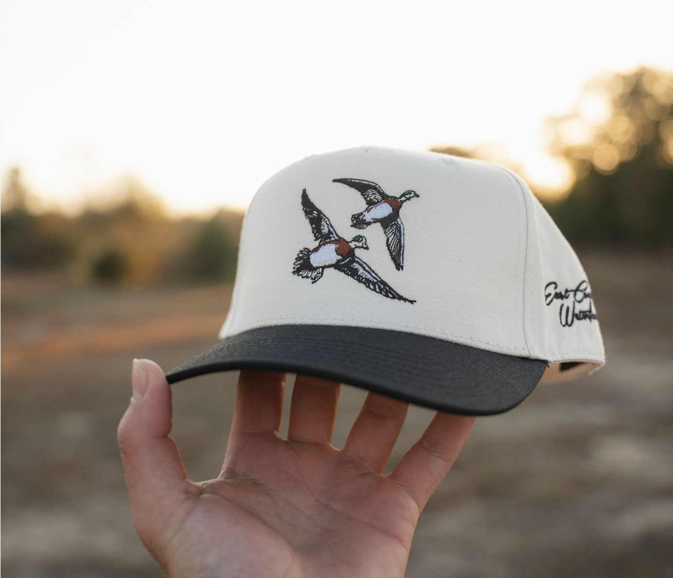 Banking Wigeon Embroidered Hats