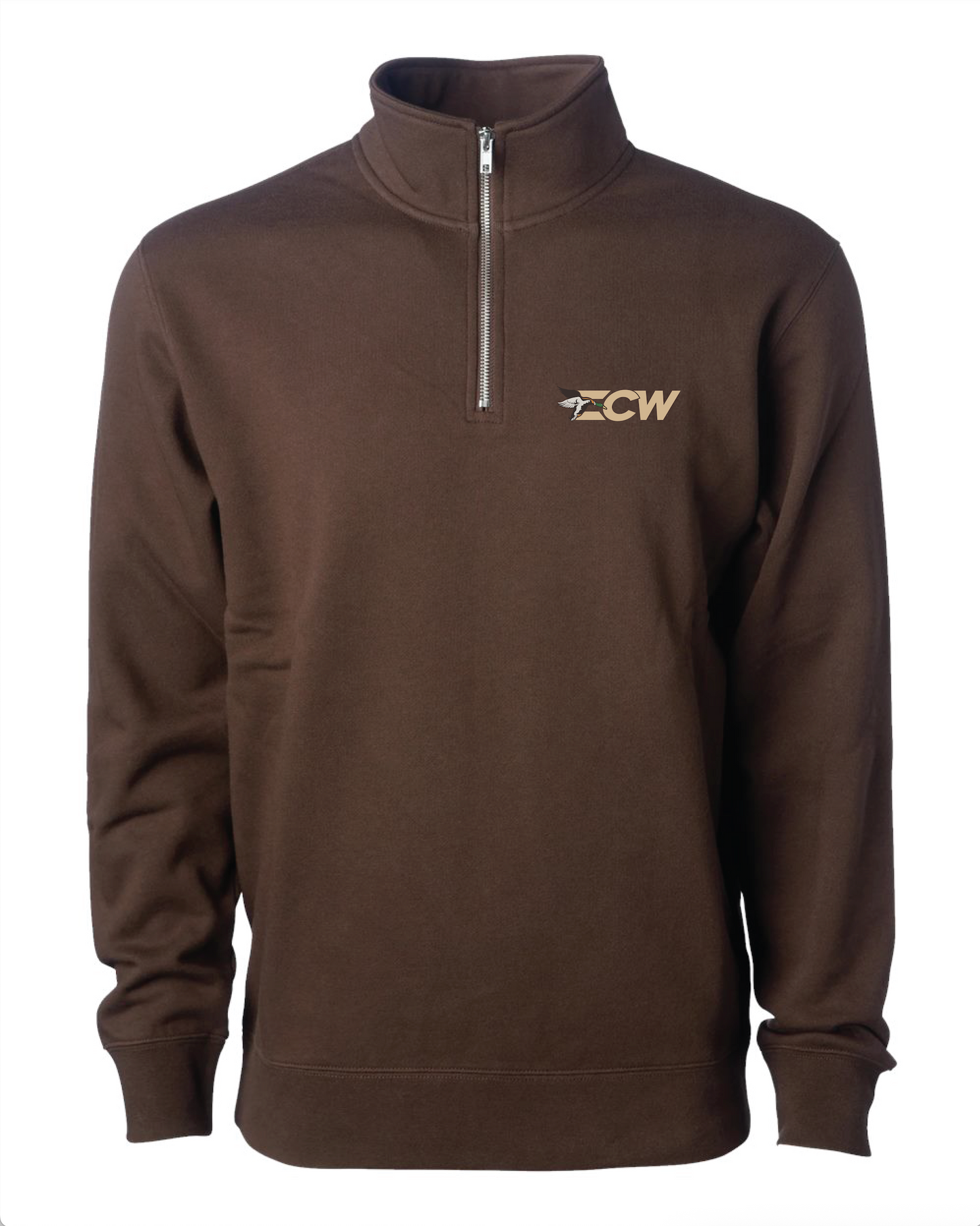 Embroidered ECW 2.0 Logo Script Quarter Zip