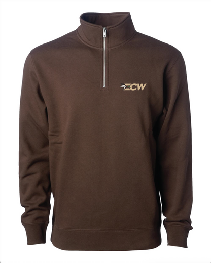 Embroidered ECW 2.0 Logo Script Quarter Zip
