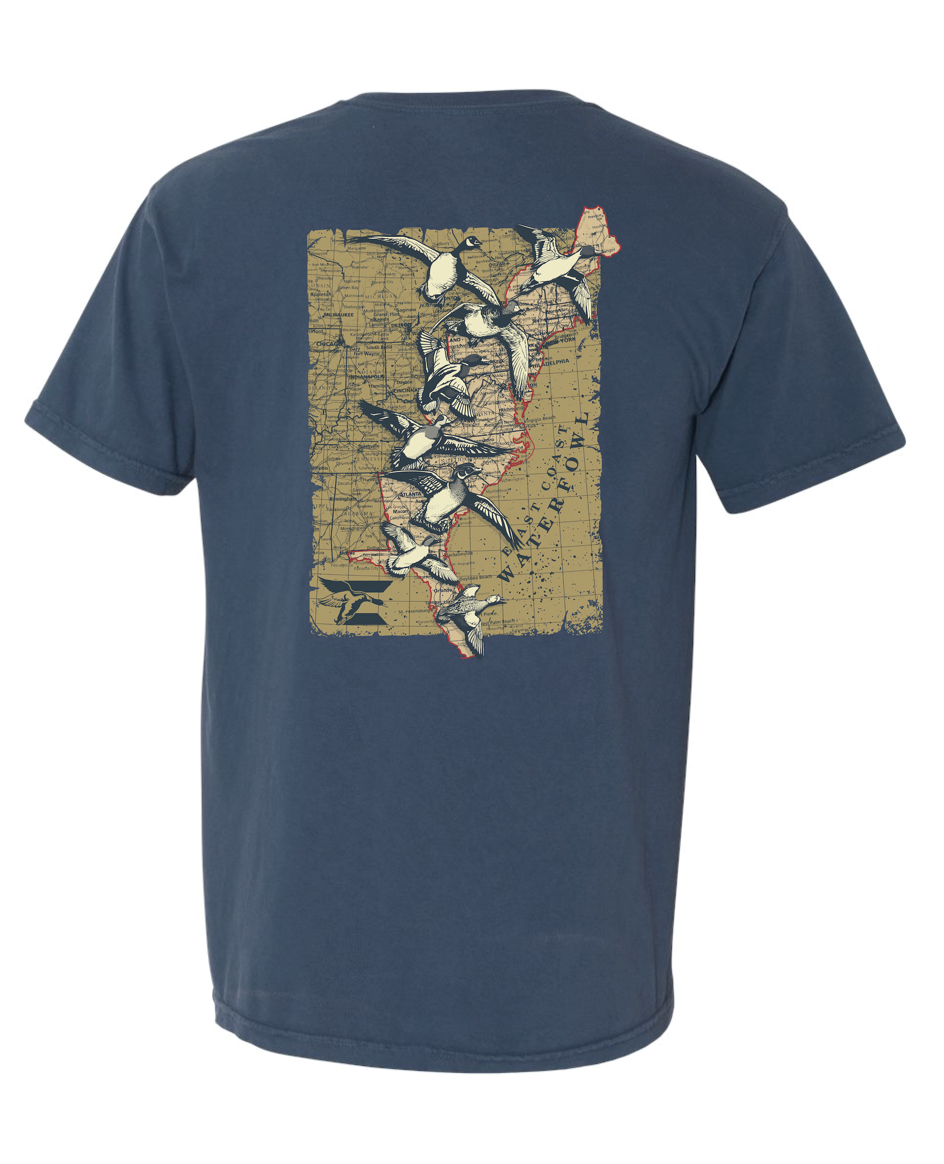East Coast Map T-Shirt