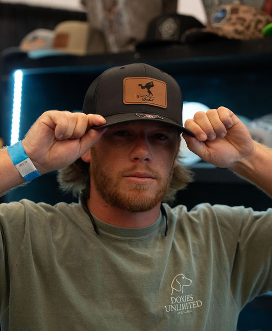 Leather Woodie Youth Patch Hat
