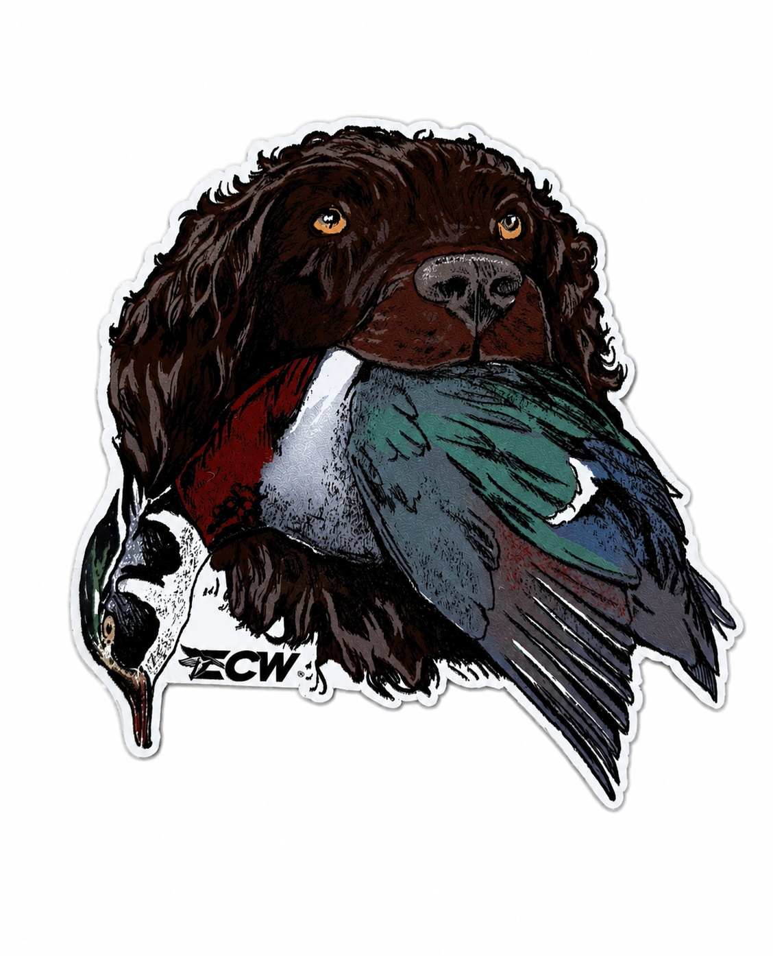 Duck Dog Magnet