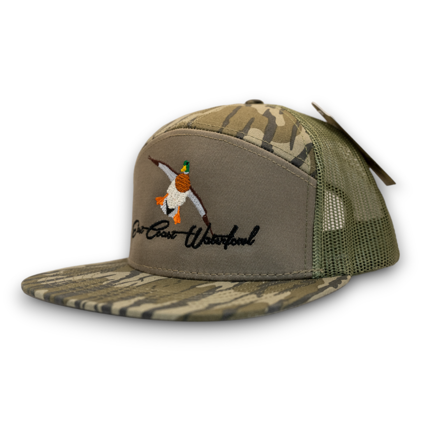 Embroidered Mallard Logo 7 Panel Hat