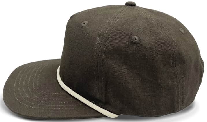 Flatbill Unstructured Rope Style Blank Snapbacks