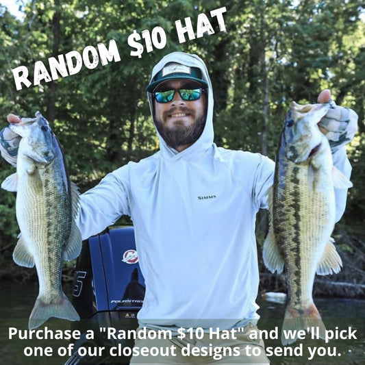 Random Reel Addicts $10 Fishing Hat